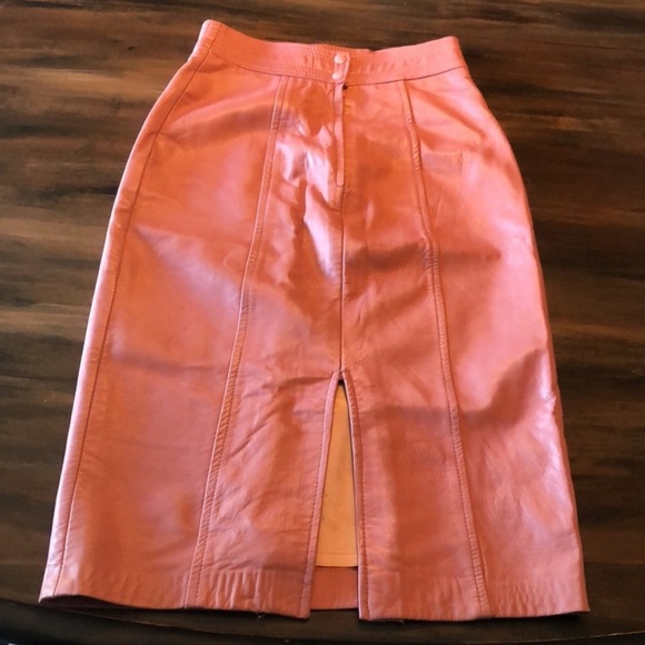 Sissy Princess Classic Vintage Danier size 10 pink midi skirt - Picture 4 of 6